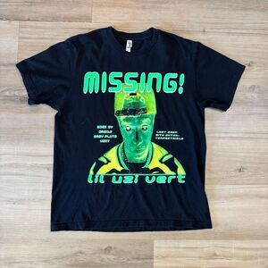 Lil Uzi Vert Eternal Atake Black Medium Shirt Orenji Baby Pluto Vert Size M Rap